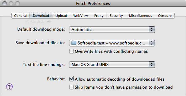 download fetch for mac os x